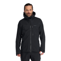 Vyriška lietaus striukė Rab Firewall Jacket (Dydžiai: XXL,Spalva: Juoda)