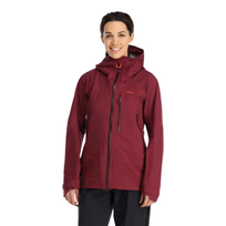 Moteriška lietaus striukė Rab Firewall Jacket (Dydžiai: XL,Spalva: Tamsiai rausva (deep heather))