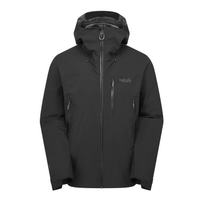 Vyriška lietaus striukė Rab Downpour Mountain Jacket (Dydžiai: S,Spalva: Juoda)