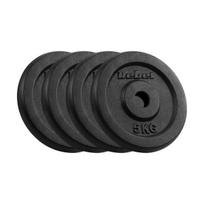 Ketaus svorių rinkinys Rebel Active 4x5kg, 31mm skylė, klasikinis diskas