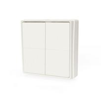 Išmaniojo (Smart TV) ir televizoriaus priedas Shelly BLU Wall Switch 4 belaidis pultelis Bluetooth, Balta