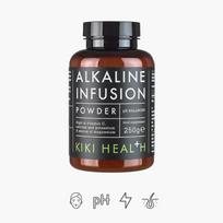 Kiki Health ALKALINE INFUSION - Šarminiai Mineralai, milteliai 250 gr.