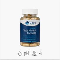 Trace Minerals Joniniai jūros mineralai, 90 kapsulių