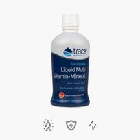 Trace Minerals skysti Vitaminai imunitetui su Mineralais, 887 ml