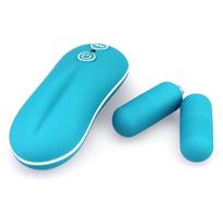 2 Vibro Kiaušiniai su 20 režimų – tylūs mini vibratoriai su laido valdymu moterims