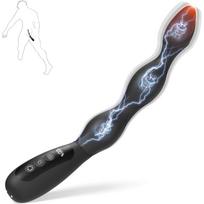 3-in-1 Elektroschoko Analvibrator mit 10 Vibrations- und Heizmodi für Mann & Frau