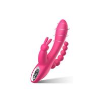 3-in-1 Rabbit Vibrator su 7 vibracijos režimais ir įkrovimu magnetu
