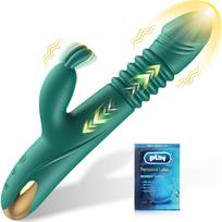 3-in-1 Vibrator moteriškam malonumui su stūmoklio ir klitorio funkcija