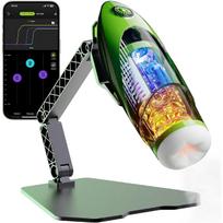 APP Valdomas elektrinis masturbatorius vyrams su 10 režimų ir 42° šildymu