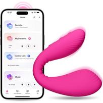 Dolce Bluetooth Partnerio Vibratorius su APP Valdymu ir Dviguba Stimuliacija