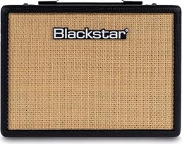"Blackstar Debut 15E" elektrinės gitaros stiprintuvas pradedantiesiems su "Delay" efektu, 15 vatų galios, ausinių įvestis ir MP3 atkūrimas (juodas)