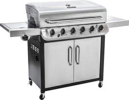 "Char-Broil Convective 640 S XL" 6 degiklių dujinė kepsninė su šoniniu degikliu, nerūdijantis plienas