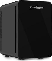 "Enventor" mini šaldytuvas 15 litrų, mini šaldytuvai kosmetikai, žaidimams, 220 V AC/12 V DC, šildymo ir vėsinimo režimai, nešiojamas tylus šaldytuvas miegamajam, biurui, bendrabučiui, automobiliui