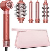 "HITTIONA Airstyler 5-in-1" su automatiniu oro apvyniojimo plaukų stiliumi ir greitaeigiu jonų plaukų džiovintuvu, daugiafunkcinis plaukų stiliatorius, skirtas greitam džiovinimui, nepažeidžiamas karščiu, puošnioms garbanoms ir šilkiniams plaukams, su kel