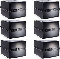 "Lockabox One™" | Kompaktiška ir higieniška užrakinama dėžutė maisto, vaistų ir namų saugumui (6 vnt.) (Jet)
