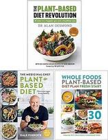 Augalinės mitybos revoliucija [Gebundene Ausgabe], "The Medicinal Chef Plant-based Diet" [Gebundene Ausgabe], "Whole Foods Plant-Based Diet Plan Fresh Start" 3 knygų rinkinys