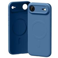 Mercury Semi-Silicone MagSafe Case for iPhone 17 Air, Blue