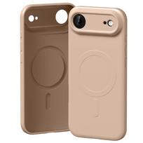Mercury Semi-Silicone MagSafe Case for iPhone 17 Air, Pink/Sand