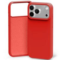 Mercury Silicone case for iPhone 17 Pro Max, red