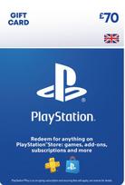 Playstation Network Card 70GBP  (Jungtinė karalystė)