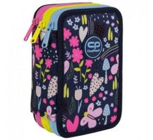 Forminis trijų skyrių penalas su priedais CoolPack Jumper 3 IN THE GARDEN