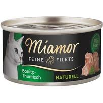 MIAMOR Feine Filets Naturell Bonito tunas - šlapias kačių ėdalas - 80 g