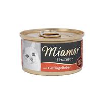 MIAMOR Mėsos paštetas su paukštiena ir kepenimis - kačių skanėstai - 85 g