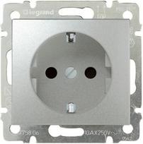 PRISE 2P+T SCHUKO A VIS ALU 770120 | 3245067701201