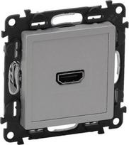 Screw-type socket HDMI 1.3 Valena Life - aluminium 753371 | 3414970475725
