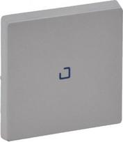 Cover plate Valena Life - illuminated intermediate switch - aluminium 755272 | 3414970461155