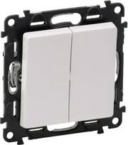 2-GANG 2 WAY SWITCH WHITE VALENA LIFE 755622 | 3414970469984