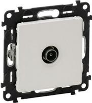 MALE TV SOCKET STAR WHITE VALENA LIFE 755649 | 3414970470799