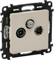 TV/R/SAT SOCKET STAR IVORY VALENA LIFE 755668 | 3414970471369