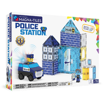 MAGNA-TILES Magnetinis konstruktorius „Policijos nuovada“, 35 det.
