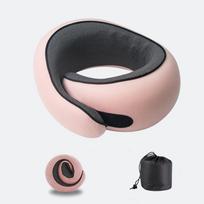 U formos atminties putplasčio kaklo pagalvės Minkšta nešiojama kelioninė pagalvė Masažinė kaklo pagalvė lėktuvui, biurui, miegui, automobiliui, namų naudojimui rožinė
