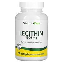 Nature's Plus Lecitinas, 1200 mg, 90 minkštųjų gelių