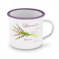 Puodukas emaliuotas LEVANDA 500ml, 9cm