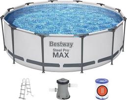 "Bestway Steel Pro Max" 12' x 39,5"/3,66 m x 1,00 m baseino rinkinys