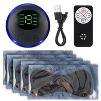 Electric EMS Neck Massager Mini Cervical Back Patch Stimulator Massageador Mat Portable Gel Pad Stickers Slimming for Home Offic