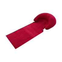 Pripučiamas gultas su galvos atlošu, flokuotas, oro sofa, ergonomiškas, nešiojamas, paplūdimio kėdė, kempingo oro čiužinys kempingui, paplūdimiui raudona