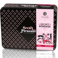 SECRETPLAY - Raudonas BDSM Rinkinys 6 vnt.