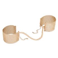 Auksinės metalinės rankogaliai BIJOUX DESIRE METALLIQUE