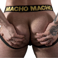 MACHO - Geltonas Odinis Jockstrapas