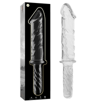 NEBULA SERIES BY IBIZA - MODEL 24 DILDO, 28.5 CM, BOROSILICATE GLASS