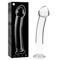 NEBULA SERIES BY IBIZA - Borosilikatinis stiklinis dildo 16 cm