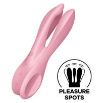 SATISFYER - THREESOME 1 VIBRATOR PINK