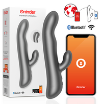 ONINDER - OSLO VIBRATION & ROTATION BLACK - APP SEKSO ŽAISLA