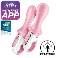 SATISFYER - Air Pump Booty 5+ Vibratorius Rožinis