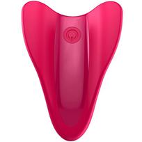 SATISFYER - HIGH FLY PIRŠTINIS VIBRATORIUS FUCHSIA