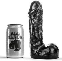 ALL BLACK - Realistiškas Dildo 19 cm